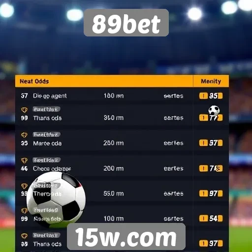 Comparativo de odds no 89bet em relação a concorrentes